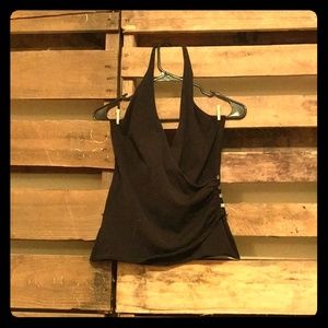 Black Halter Top